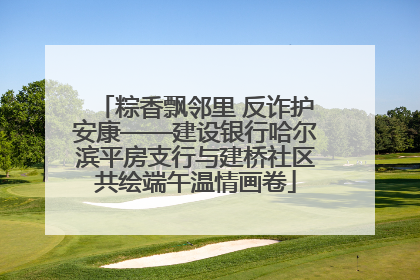 粽香飘邻里 反诈护安康——建设银行哈尔滨平房支行与建桥社区共绘端午温情画卷